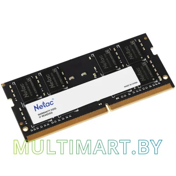 Оперативная память Netac Basic 16GB DDR4 SODIMM PC4-21300 (NTBSD4N26SP-16) картинка 2
